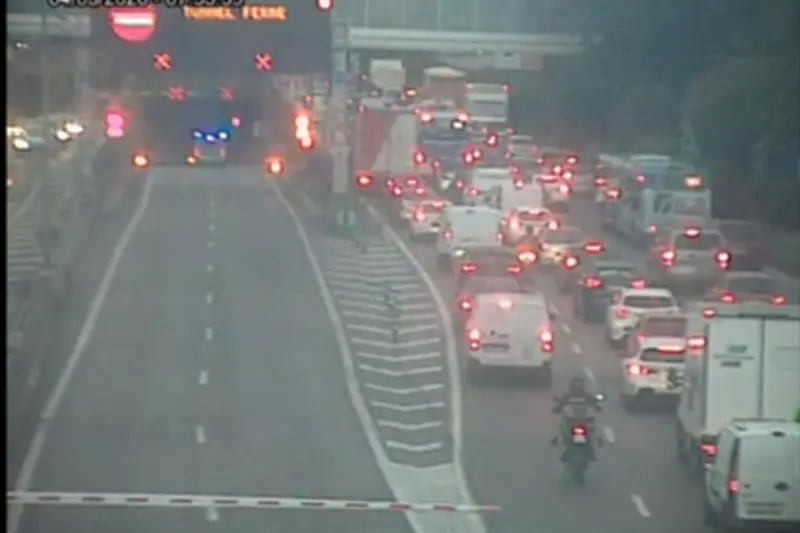Accident sur l'A50 : le tunnel de Toulon fermé ce lundi matin