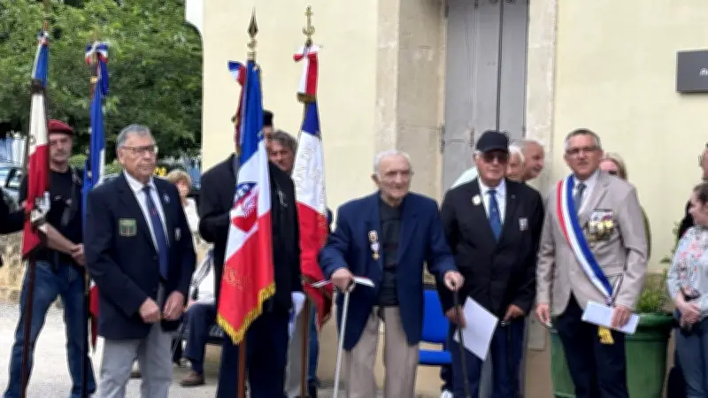 Adissan : diplômes d'honneur remis aux porte-drapeaux lors du 8 mai