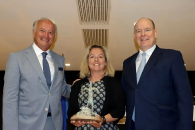 Alexia Barrier sacrée personnalité du monde de la mer 2026 par le prince Albert II