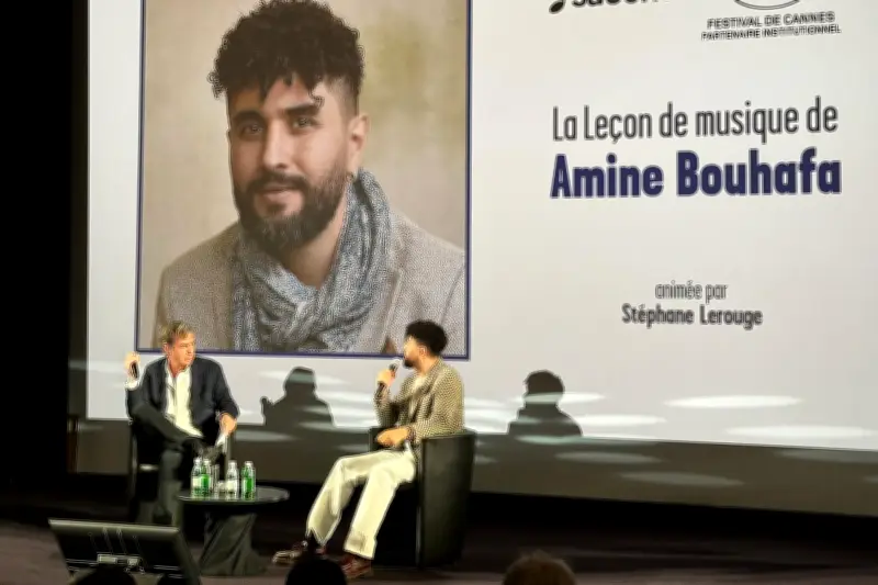 Amine Bouhafa, compositeur discret, donne sa leçon de musique à Cannes