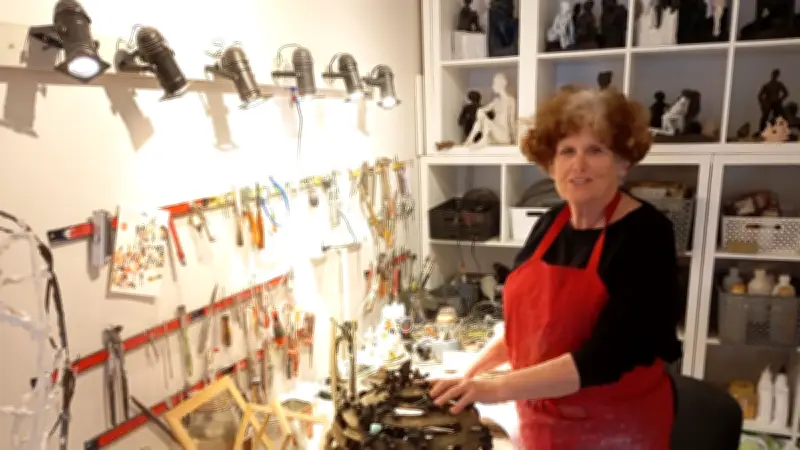 Anne de Crécy expose ses bronzes à la cire perdue à Sète