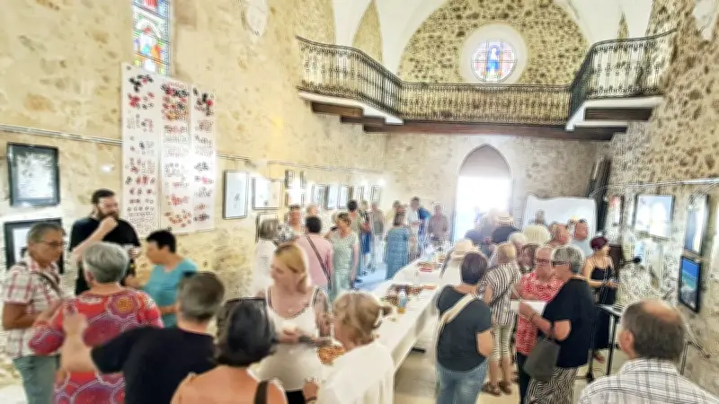 Arts plastiques : exposition collective à la chapelle de Pomérols