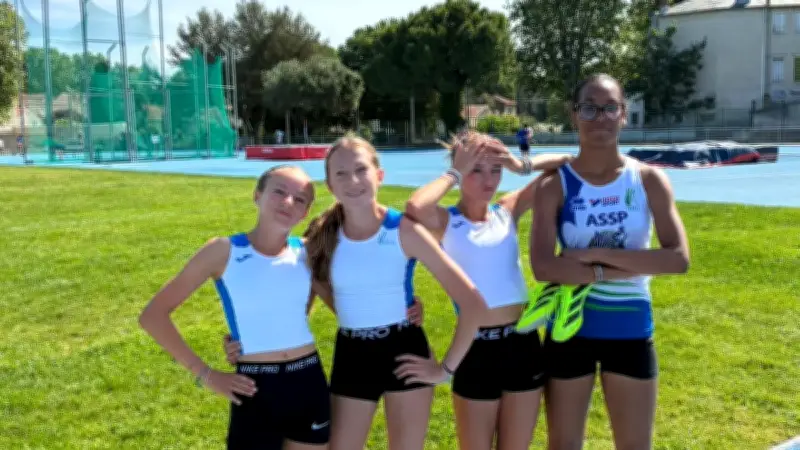 Athlétisme : record du club pour les minimes filles de l'ASSP Vergèze