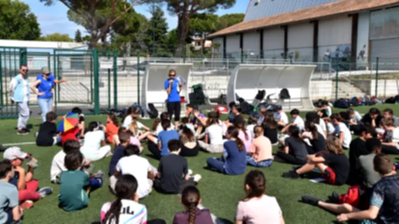 Au collège Lo Trentanel, les élèves courent contre la faim
