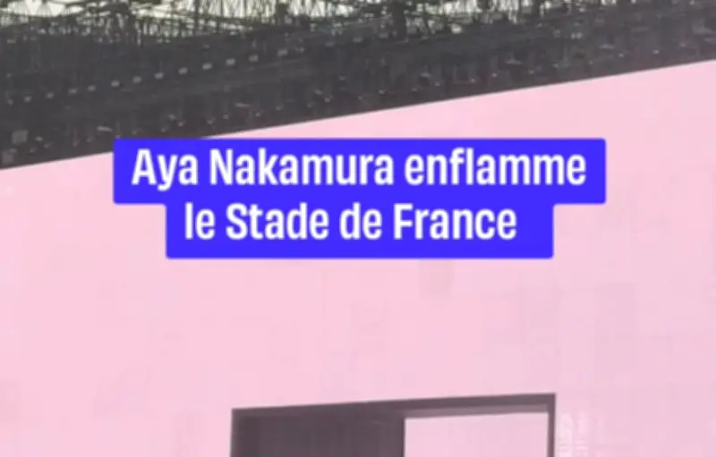 Aya Nakamura enflamme le Stade de France pour son premier concert parisien