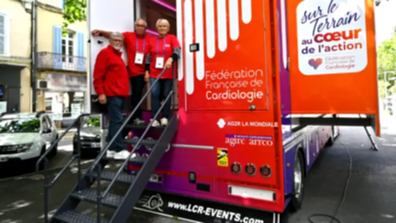 À Bagnols-sur-Cèze, le Secours tour dépiste gratuitement les maladies cardiovasculaires