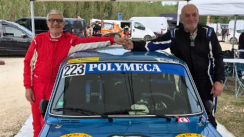 Bernard Jourdan et Michel Vlahovitch au rallye du Pays Viganais