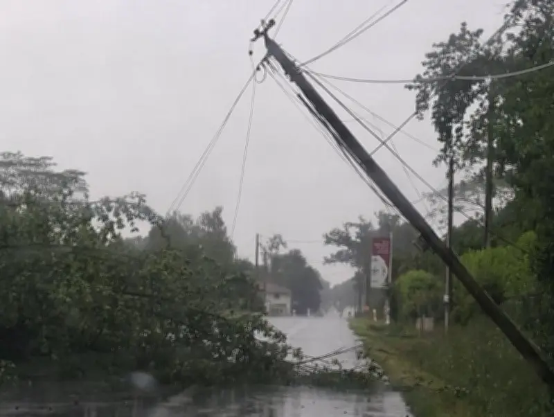 Bilan léger après les orages dans le Sud-Ouest, 90 mm à Labouheyre