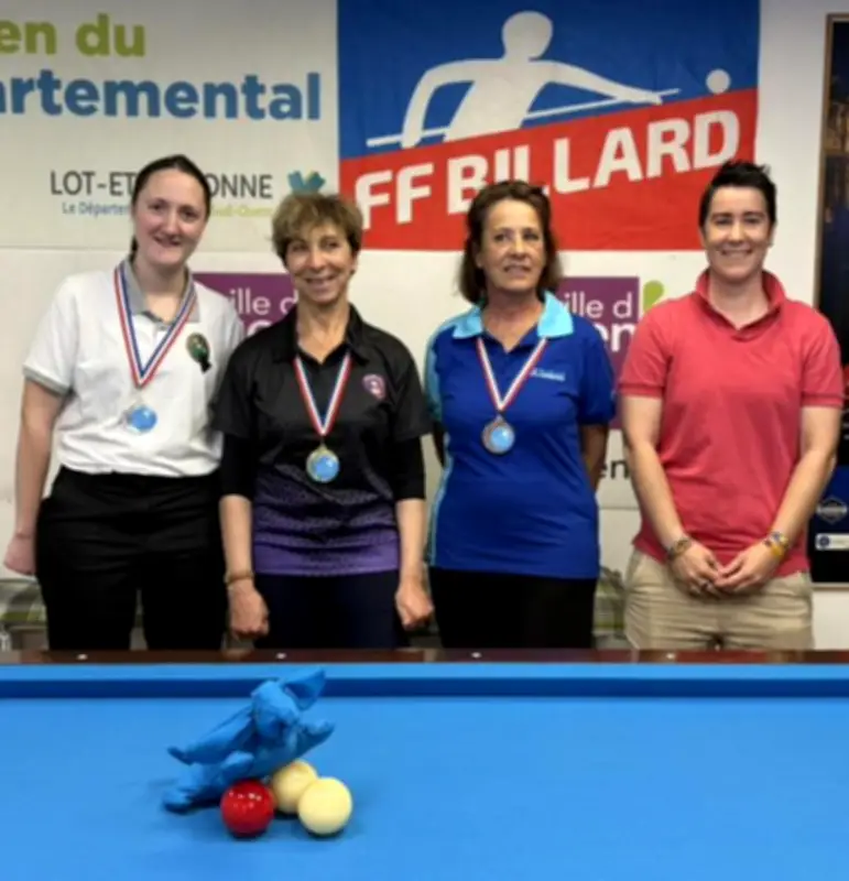 Billard : Dominique Labarre 3e en finale régionale, Mélanie Hallier vise la France