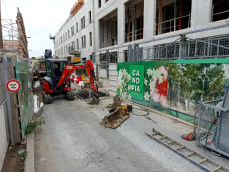 Bordeaux : fuite d'eaux usées ferme la rue de Saget jusqu'à vendredi