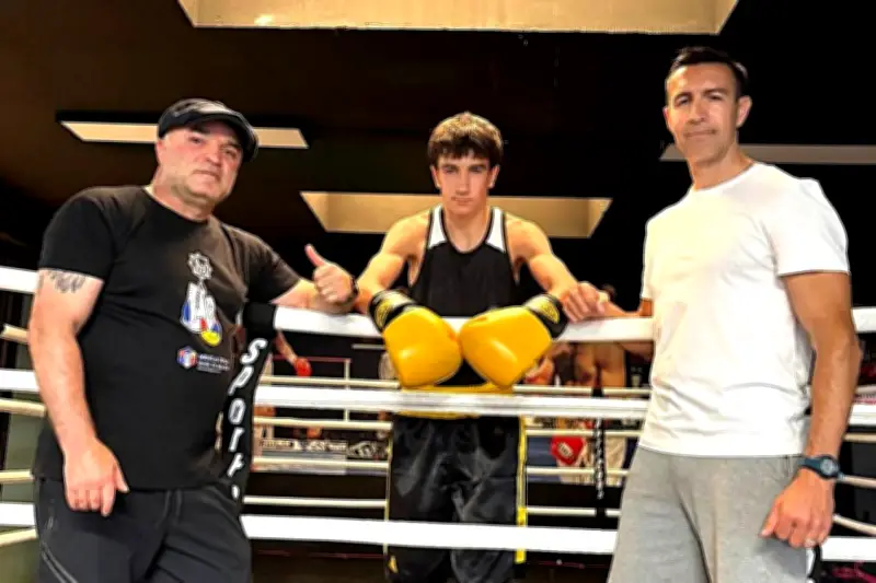 Boxe éducative : Mathéo Dubroeucq, champion de France minimes -57 kg