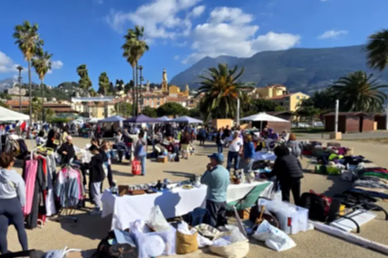 Brocante du Lions Club à Menton : 12 000 visiteurs pour la bonne cause
