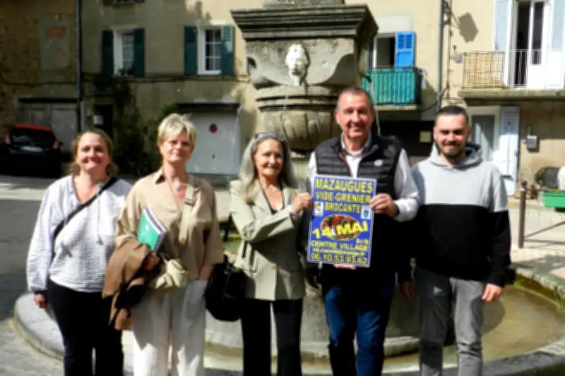 Brocante et vide-greniers à Mazaugues : inscriptions ouvertes pour le 14 mai