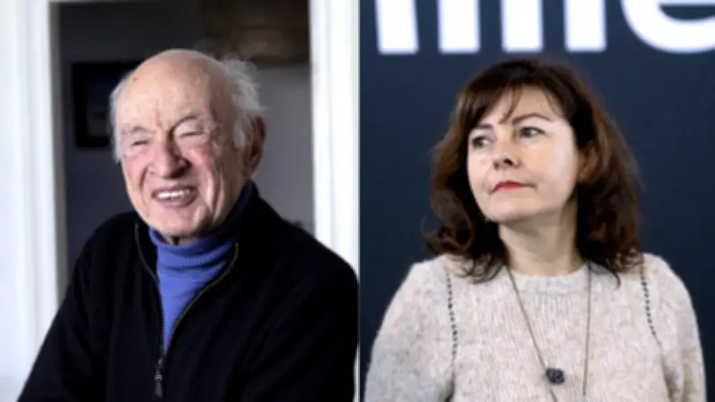 Carole Delga rend hommage à Edgar Morin, son ancien voisin de Montpellier