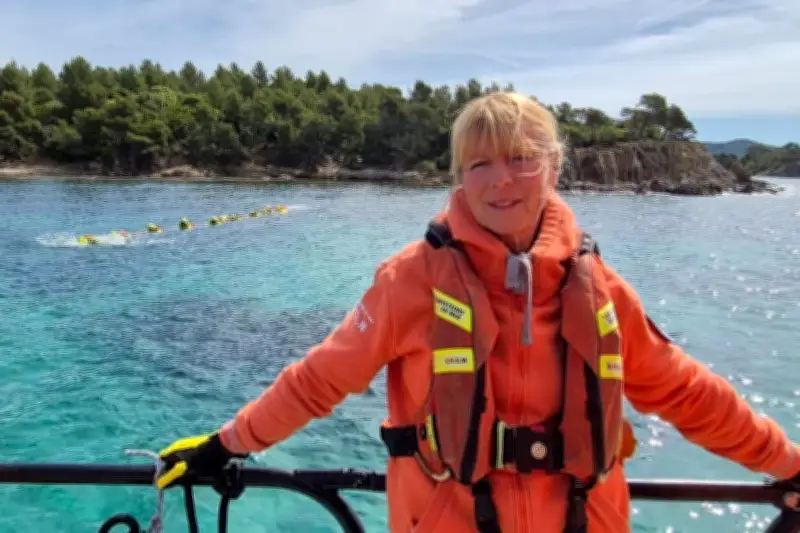 Caroline Audibert, première femme présidente des sauveteurs en mer au Lavandou