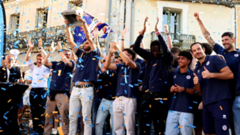 Castelnau-le-Lez célèbre le deuxième titre de champion du MHSC-VB