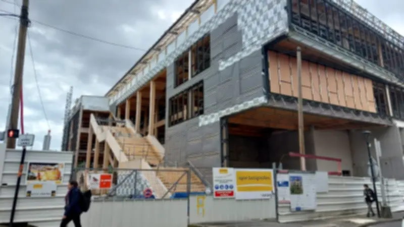 Champigny : le chantier de la médiathèque suspendu après des dégâts