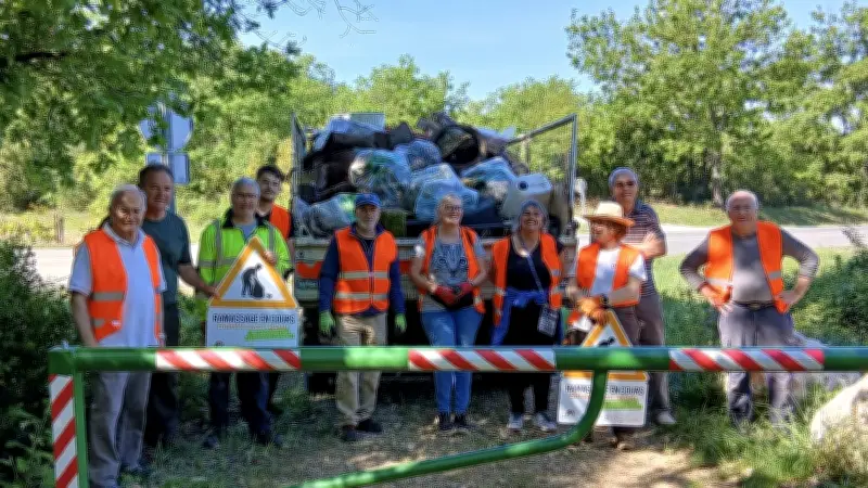 Chasseurs et bénévoles unis pour une nature plus propre aux Plans