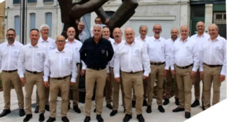 Chœur d'hommes de Bayonne en concert a cappella à Dax