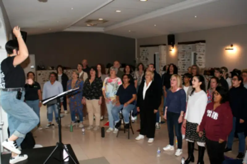 Chœur du Sud : 200 choristes amateurs de Lescar se produiront au Zénith de Pau avec Julie Zenatti