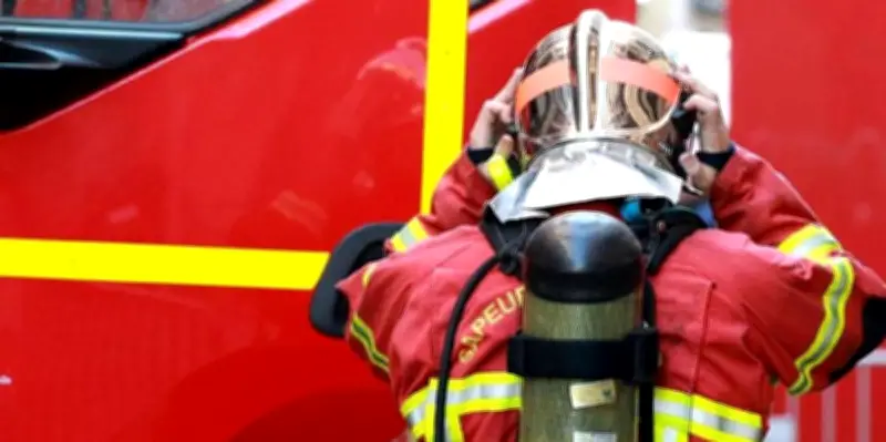 Chute de ligne électrique provoque un incendie en Dordogne