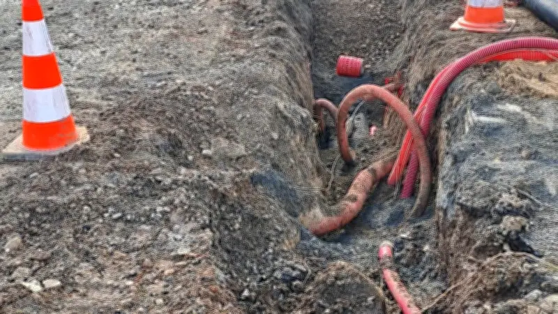 Circulation coupée à Ispagnac pour travaux de goudronnage