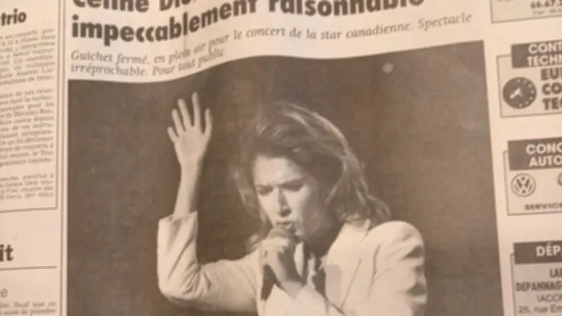 Céline Dion : son concert mythique aux arènes de Nîmes en 1996