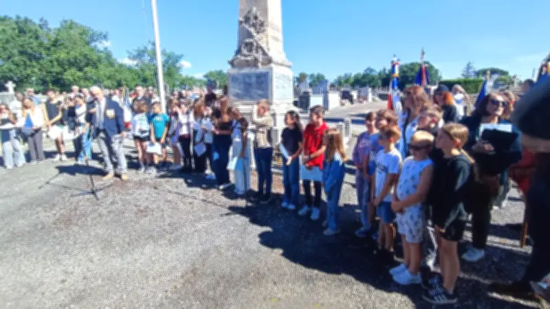 Commémoration du 8 mai 1945 à Salindres : devoir de mémoire transmis aux jeunes