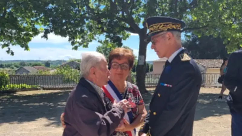 Commémoration du 8 mai à Fons : une cérémonie solennelle sous le soleil