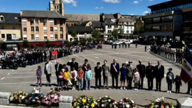 Commémoration du 8 mai à Mende sous un ciel radieux