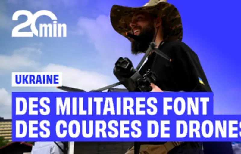 Compétition de drones ukrainiens pour perfectionner les techniques de combat