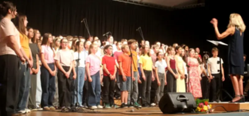 Concert choral au collège Serge-Barranx : 136 élèves sur scène