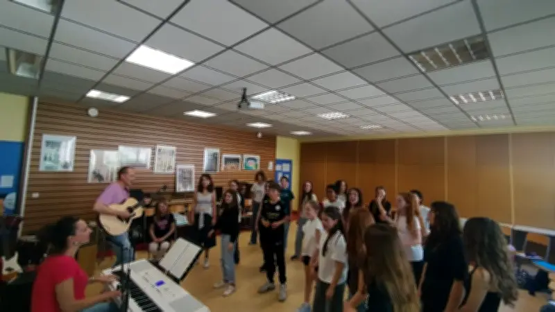Concert solidaire des collégiens de Bazille au Kiasma le 7 mai
