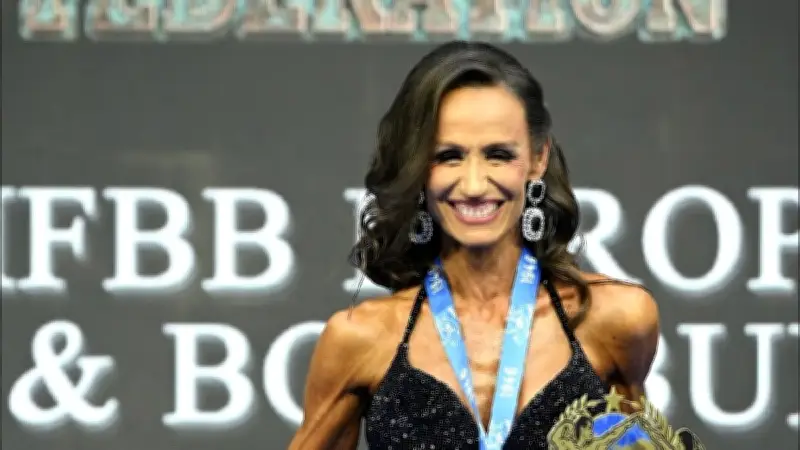 Corinne Alonso sacrée championne d'Europe de bodybuilding en bikini fitness