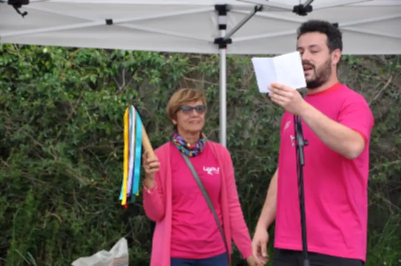 Course pour l'occitan modifiée par la météo dans la vallée