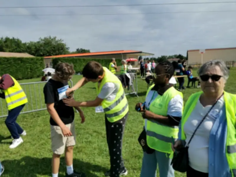 Course solidaire de 80 ados pour la Centrafrique
