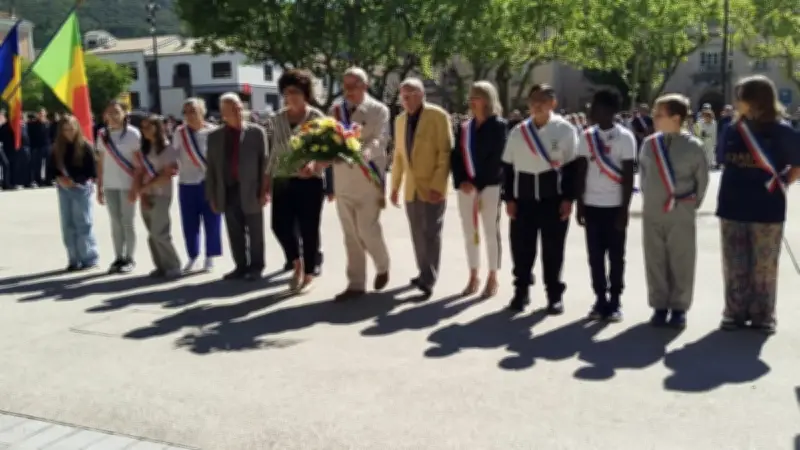 Cérémonie du 8 mai à La Grand-Combe : un vibrant hommage