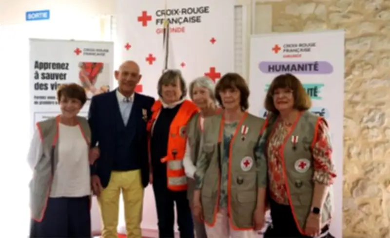 Croix-Rouge : Médailles d'honneur pour des bénévoles du Bouscat-Bruges