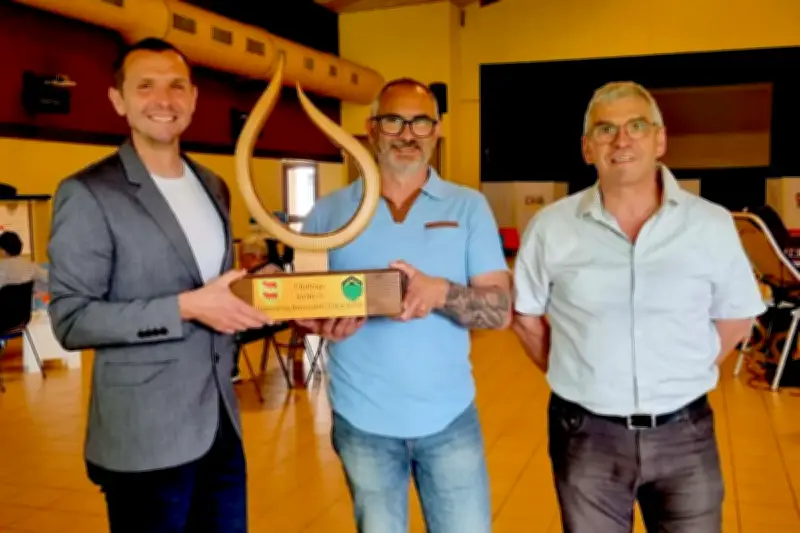 Cuqueron remporte le trophée Sang % pour son don de sang