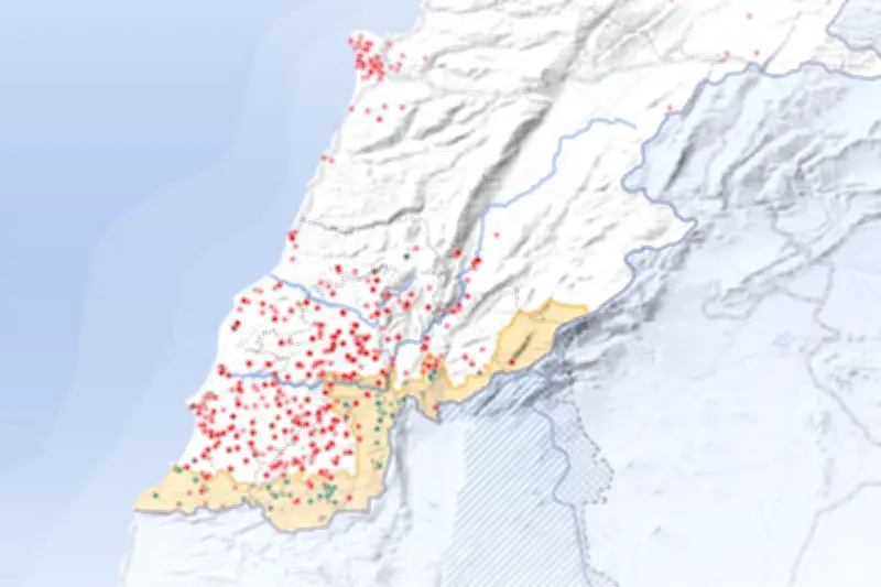 Destruction du sud Liban par Israël : la carte pour tout comprendre