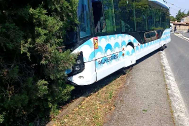 Deux accidents de bus à Mougins ce samedi : une passagère blessée