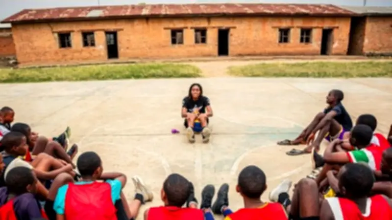 Diana Gandega, ambassadrice de paix par le sport dans le Val-d'Oise
