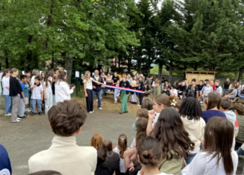 Dordogne : un collège végétalise sa cour pour le climat et l'éducation
