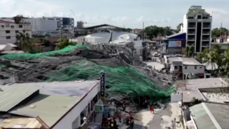 Effondrement d'un immeuble aux Philippines : 4 morts, 17 disparus