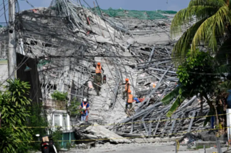 Effondrement d'un immeuble aux Philippines : 4 morts et 17 disparus