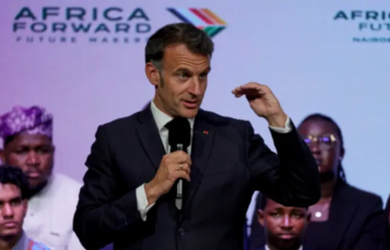 Emmanuel Macron s'emporte contre le bruit au sommet Africa Forward à Nairobi