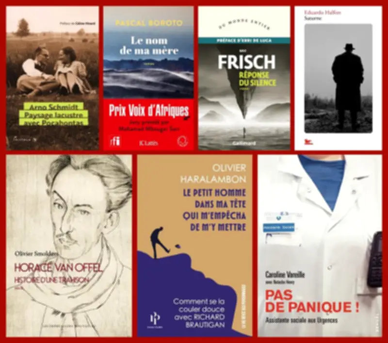 En librairies : Arno Schmidt, Pascal Boroto, Max Frisch