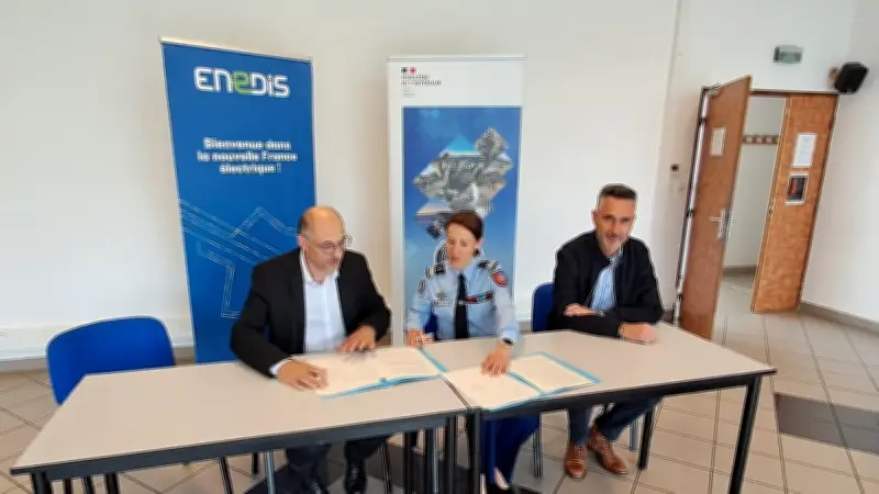 Enedis et gendarmerie renforcent leur coopération en Lozère