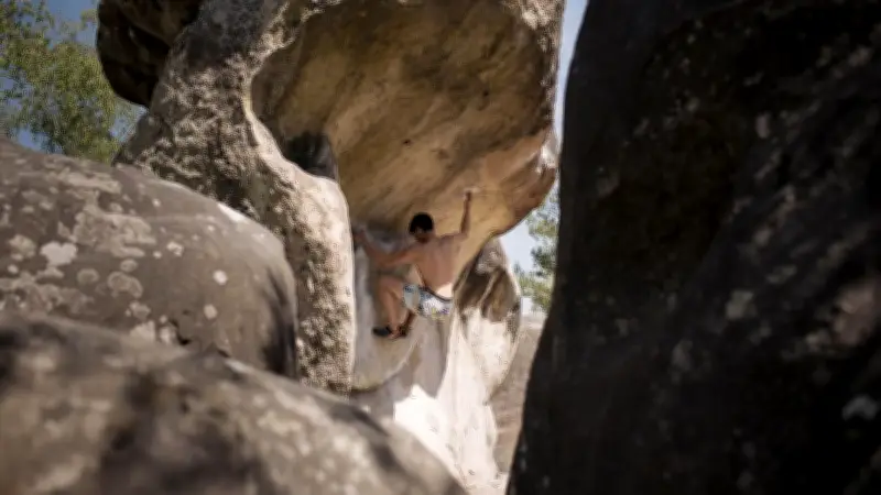 Escalade à Fontainebleau : l'impact environnemental des grimpeurs inquiète