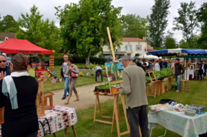 Eugénie-les-Bains : Jardins et peintures le lundi de Pentecôte